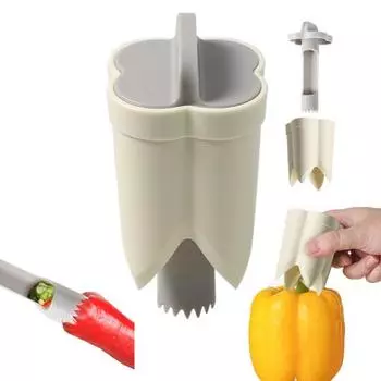 2-в-1 инструмент для удаления сердцевины перца халапеньо Большой маленький размер сердцевины Удобные ручки Устойчивый к ржавчине прочный инструмент для удаления семян чили Секс-одежда для взрослых