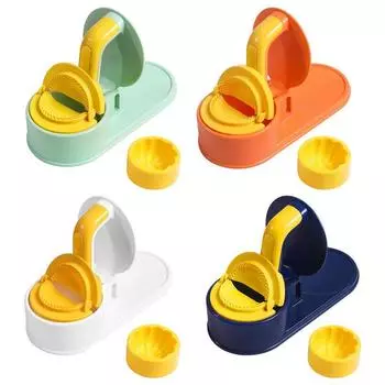 2-в-1 Эффективная пельменная машина Ручной пресс для теста Инструмент для выпечки Тесто Прессовочный инструмент Кухня Mo P9K0 Green-One size