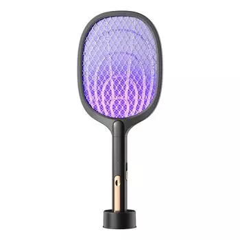 2 в 1 Электрический убийца мух USB перезаряжаемый эффективный портативный убийца мух лампа для домашней безопасности белый