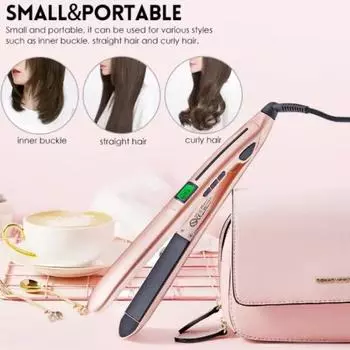 2 в 1 керамические щипцы для завивки волос Термостатический утюжок для быстрого нагрева Плойка для завивки волос Travel Waver Plate