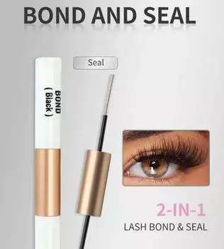 2 в 1 Клей для накладных ресниц Многофункциональный прочный фиксирующий клей для ресниц Стойкий