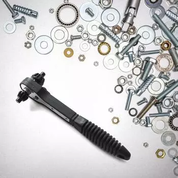 2 в 1 Ключ-ключ для дрели Многофункциональный ручной ключ-патрон для дрели Трещоточный ключ Гаечный ключ Аксессуары для инструментов