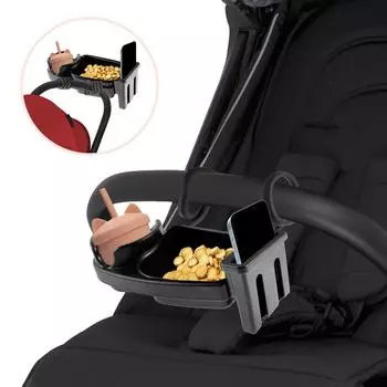 2 в 1 коляска держатель для стакана поддержка телефона детский поднос для закусок универсальный держатель для бутылочек с молоком детская коляска коляска коляска чёрный