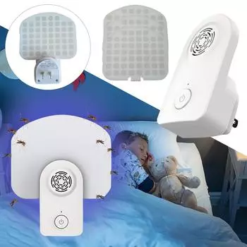 2-в-1 комнатная легкая ловушка для комаров Ловушка для летающих насекомых 2-в-1 Ловушка для летающих комаров One Size белый