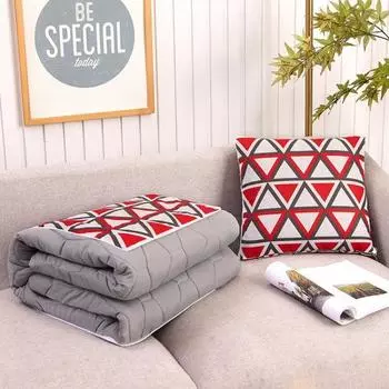 2 в 1 Кондиционер Одеяло Плюшевая Подушка Подушка Офисный Обед Одеяло Теплая Фланелевая Подушка Животное Автомобильное Одеяло Поясничная Подушка Постельные Принадлежности 35x35cm