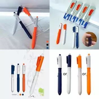 2 в 1 креативная ручка-брызгалка для розыгрышей, интересная ручка-брызгалка для семейных вечеринок оранжевый