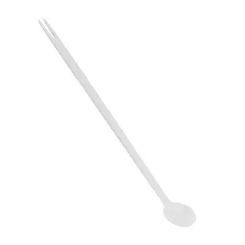 2-в-1 ложка, термостойкая вилка для фруктов, многофункциональные кухонные принадлежности, посуда для дома, кухни, пикника, барбекю белый