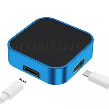 2 в 1 магнитная зарядная док-станция для часов, аксессуары, 8-контактный разъем Type-C, беспроводная зарядная подставка, сменная для Apple Watch Ultra 49 мм/8 7 6 зелёный