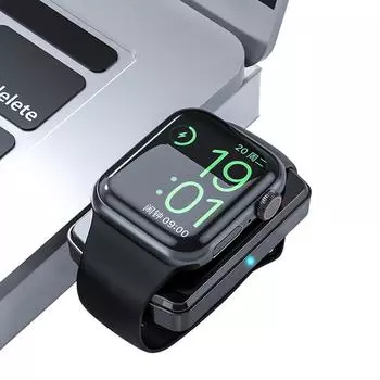 2 в 1 Магнитное беспроводное зарядное устройство USB C Type C Беспроводная подставка для часов Магнитная зарядная станция для Apple Watch Series 1-10 чёрный