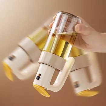 2 в 1 масляный распылитель стеклянная бутылка для приготовления пищи бутылка для хранения оливкового масла с защитой от протечек для барбекю фритюрницы салата стейка кухонные принадлежности L
