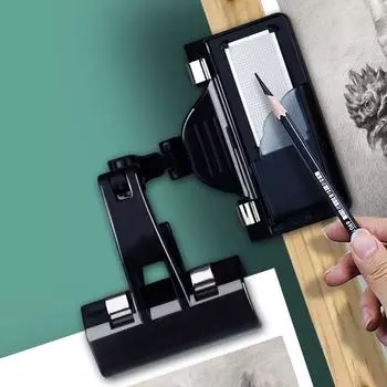 2 в 1 многофункциональная вращающаяся доска для рисования мольберт, зажим для блокнота, зажим для бумаги, держатель для копирования картин с заточкой карандаша