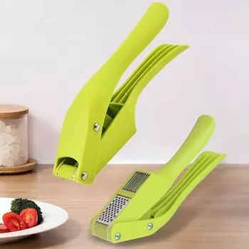 2-в-1 многофункциональный пресс для чеснока для прессования чеснока и нарезанного чеснока, соковыжималка для домашней кухни, инструмент для измельчения чёрный