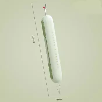 2 в 1 модернизированный шовный нитевдеватель шовный быстрый стежок помощник с нитенаправителем, прочные рукодельные принадлежности для артритных рук зелёный