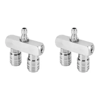 2-в-1 насадка для мойки высокого давления с двойной головкой 1/4 дюйма, быстроразъемное соединение для мойки автомобилей