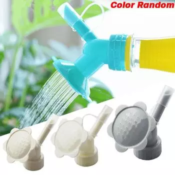 2 в 1 насадка для полива спринклера для цветов, бутылка для полива, лейка, спринклер для орошения растений, простой инструмент, крышка для банки с садовыми растениями 1PC