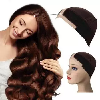 2 в 1 нескользящая лента для парика, женская высокоэластичная шляпа для парика, удобная одежда, дышащая повязка на голову для парика кофейный