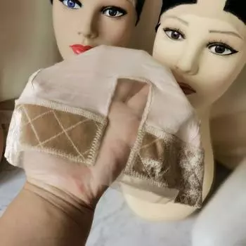 2 в 1 нескользящая лента для парика, женская высокоэластичная шляпа для парика, удобная одежда, дышащая повязка на голову для парика чёрный