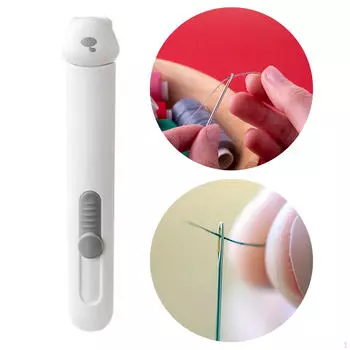 2 в 1 нитевдеватель вспарыватель шва ручной швейный инструмент принадлежности для квилтинга удаление ниток для вязания серый