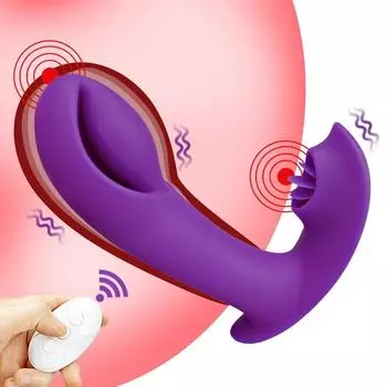 2 в 1 носимый фаллоимитатор для лизания языка, вибратор для женщин, мастурбатор для оргазма, трусики, эротическая игрушка, стимулятор точки G, клитора, секс-игрушки