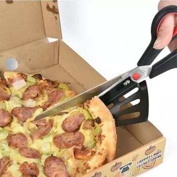 2 в 1 ножницы для пиццы домашняя кухня ножницы для пиццы из нержавеющей стали лопатка для выпечки пиццы стейк ножницы для блинов 1pc