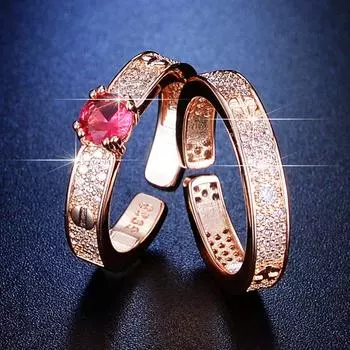 2-в-1 парное кольцо для подруги и сестры, кольцо со звездным небом, женское открытое кольцо на указательный палец, съемный комплект колец, комбинация opening adjustable