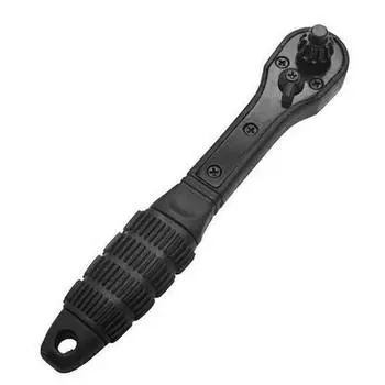 2 в 1 патрон для дрели с трещоткой, гаечный ключ с двумя лезвиями, быстрый трещоточный ключ с двумя концами