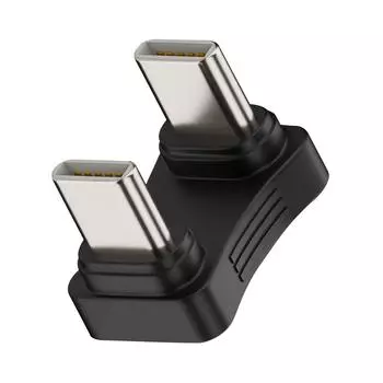 2 в 1 PD65W 480 Мбит/с Male-Male Type-C 2.0 конвертер адаптер для телефона ноутбука