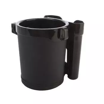 2-в-1 подстаканник многофункциональный держатель для мобильного телефона полка для бутылок в коляску клетка для чайника руль багажник аксессуары для велосипеда one size чёрный