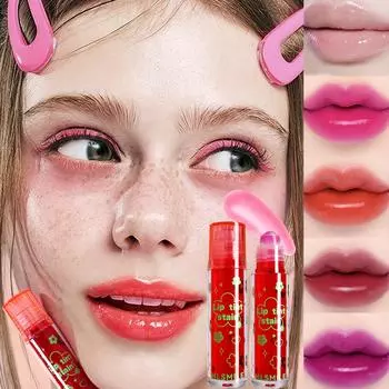 2-в-1 помада для губ и щек, стойкая, увлажняющая, матовая в оттенках ягодного, розового, фиолетового, красного для всех типов кожи — идеальный повседневный макияж 01