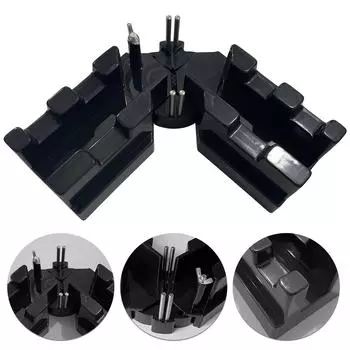 2-в-1 приспособление для измерения угла скоса, транспортир 85-180°, измерение и пиление углов скоса, режущий инструмент, приспособление для самостоятельной деревообработки чёрный