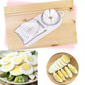 2 в 1 резак для вареных яиц one size
