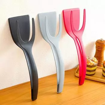 2 в 1 ручка-перекидной зажим для французских тостов, блинов, яиц, силиконовые щипцы для стейка, лопаточка с антипригарным покрытием, зажим для приготовления омлета, кухонные гаджеты