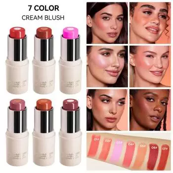 2-в-1 Sandwich Blush Stick Cream Blush Стойкие водостойкие румяна-стик