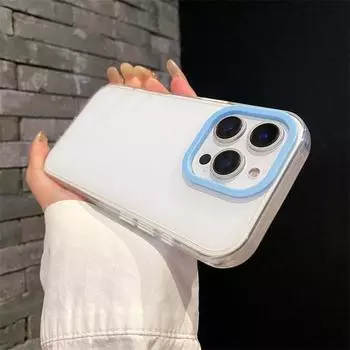 2 в 1 силиконовый чехол для iPhone 13 12 14pro Max 15 16 Pro, противоударный, мягкий, карамельного цвета iPhone 16 Pro Max белый