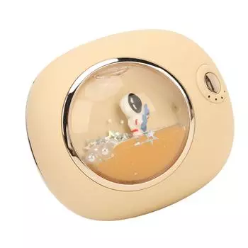 2 в 1 симпатичные грелки для рук внешний аккумулятор USB 5000 мАч 3 скорости нагрева электрическая грелка для рук для офиса жёлтый