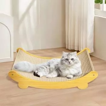 2-в-1 сизалевая когтеточка для кошек, противоскользящая доска для царапания, износостойкая сизалевая когтеточка для мебели для отдыха кошек S