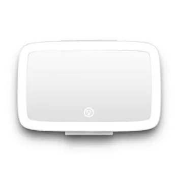 2 в 1 Солнцезащитный козырек для автомобиля Зеркало для макияжа 3 режима освещения Перезаряжаемое автомобильное зеркало для макияжа Регулируемая яркость Сенсорное управление Универсальное Портативное