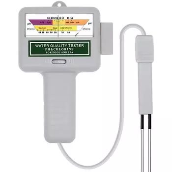 2 в 1 тестер pH хлора PC-102 тестер pH прибор для проверки качества хлорированной воды CL2 измерение для бассейна аквариума