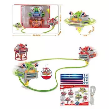 2 в 1 тумблер волчок робот игрушка-непоседа тумблер антигравитационный одноколесный велосипед переменная самобалансирующаяся игрушка-непоседа детская игрушка-автомобиль