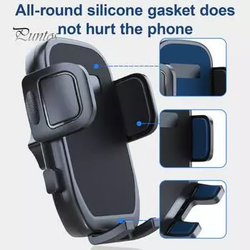 2 в 1 универсальный автомобильный держатель для чашки, крепление для телефона, вращающийся на 360 градусов, регулируемый длинный держатель для телефона на гибкой шее, автомобильные аксессуары чёрный