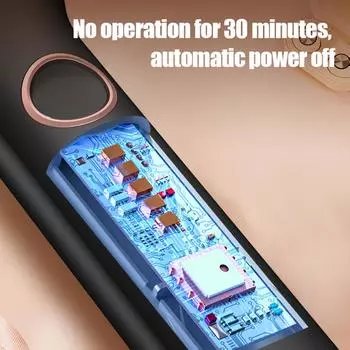 2-в-1 утюжок для выпрямления волос и щипцы для завивки волос, 3D выпрямитель для волос с плавающей пластиной, бигуди PTC EU Plug чёрный