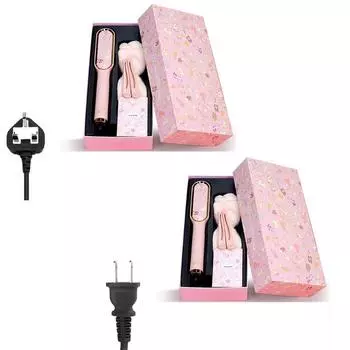 2-в-1 Выпрямитель для волос Расческа Щетка для завивки волос Инструмент для укладки волос Дом Путешествия