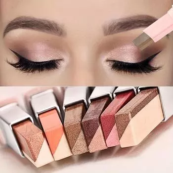 2 в 1 жемчужный хайлайтер для теней для век, водостойкая долговечная блестящая подводка для век, подводка для глаз, косметика для макияжа глаз 01#