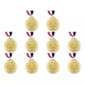 2 в медаль Золотой приз Сувенирный подарок Победитель Награда для детей Взрослые (Золото)