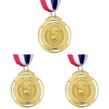 2 в медаль Золотой приз Сувенирный подарок Победитель Награда для детей Взрослые (Золото)