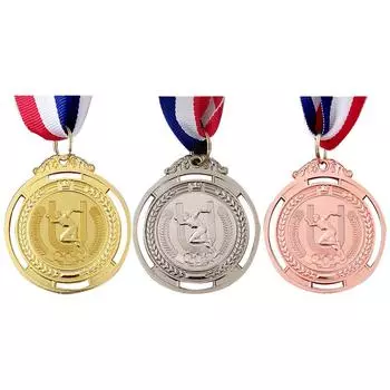 2 в медали, награда, сувенирный подарок, детская золотая медаль победителя, Золотая, серебряная, бронзовая медаль, медаль для соревнований, вечеринка золотой