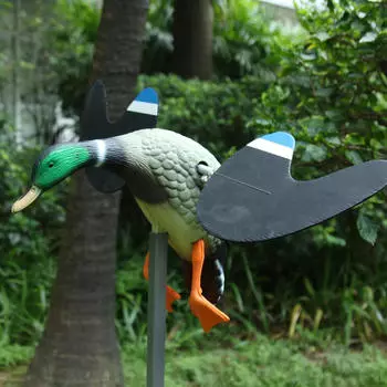 2 варианта утка-приманка, электрическая скульптура для газона, украшение, пугало, домашний декор, креативные украшения с животными Female Duck