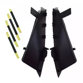 2 Windshield Corner Cover With Wiper For Renault Koleos Hy 2007-2016