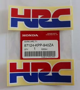 2 x Authentique Honda HRC Course AUTOCOLLANTS CBR NSR 250 400 600 900 1000 Fireblade (Honda Corporation) / DCALQUES -
