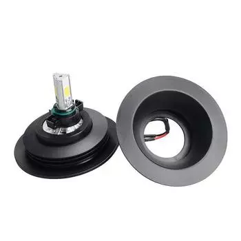 2 X Черный Резиновый Автомобильный Светодиодный Фарный Модуль для Внедорожника Корпус Уплотнительная Крышка Пыльник